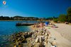 Rovinj Beach Porton Biondi sunbathing