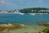 Rovinj Golden Cape clear green and blue water