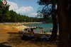 Panorama della spiaggia Cuvi a Rovigno