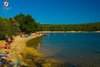 Adatta ai bambini la spiaggia Vestre Rovigno