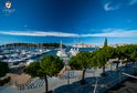 Blick auf Rovinj Stadtzentrum entfernt von dem Hotel Park Terrasse