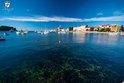 Blick auf Rovinj von der Küstenpromenade