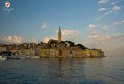 Vista sul centro città di Rovigno