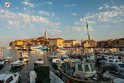 Blick auf Zentrum der Stadt Rovinj