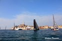 RC44 sailboats in Rovinj harbor